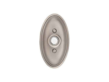 Emtek 2402 Brass Oval Door Bell Cover